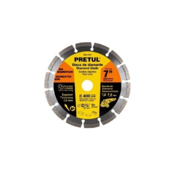 Disco De Corte 7'' Diamant. Segmentado Pretul #did-370p
