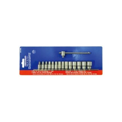 Juego De Dados Crossman 1/4 3,5 A 14mm (15 Pzas) #87-043