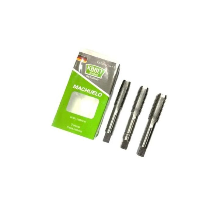 Macho Perno Kraft Bohrer Germany Ac 8,0mm X 1,00 Jgo.3 Pzas