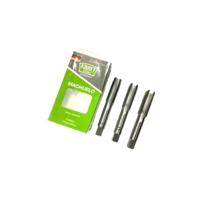 Macho Perno Kraft Bohrer Germany Ac 20,0mm X 1,50 Jgo.3 Pzas