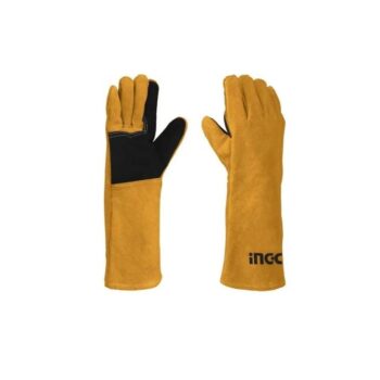 Guantes Cuero Ingco Largo Soldador 16 Hgvw02