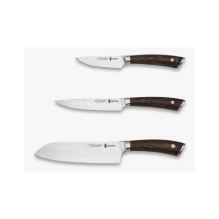 Set De Cuchillos Tres Claveles Sakura (3 Pzas) #1026