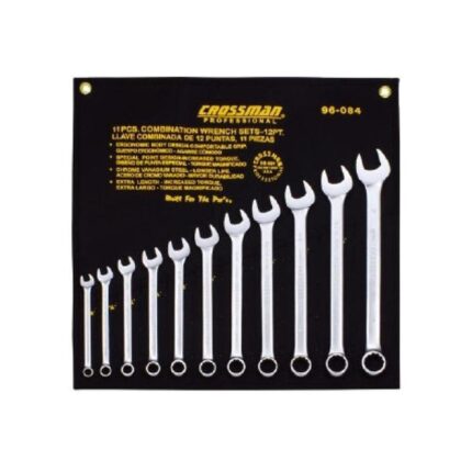 Llave Punta Y Corona Crossman 3/8'' - 1'' (11pzas)