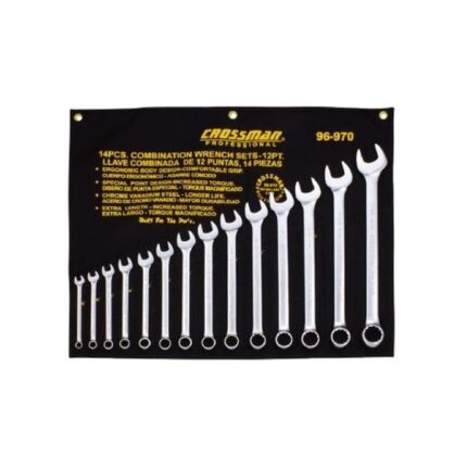Llave Punta Y Corona Crossman 3/8'' - 1.1/4'' (14pzas)