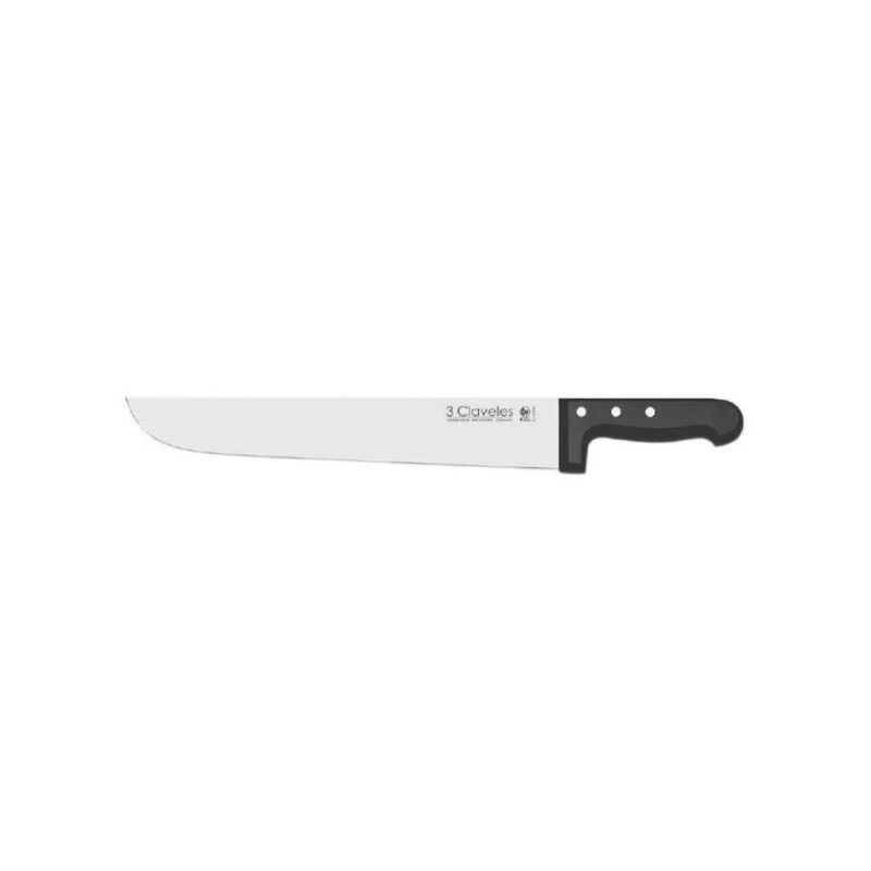 Cuchillo Carnicero Tres Claveles 25 Cms #987
