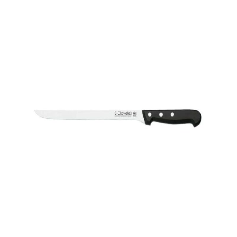 Cuchillo Jamonero Tres Claveles 30 Cms #931