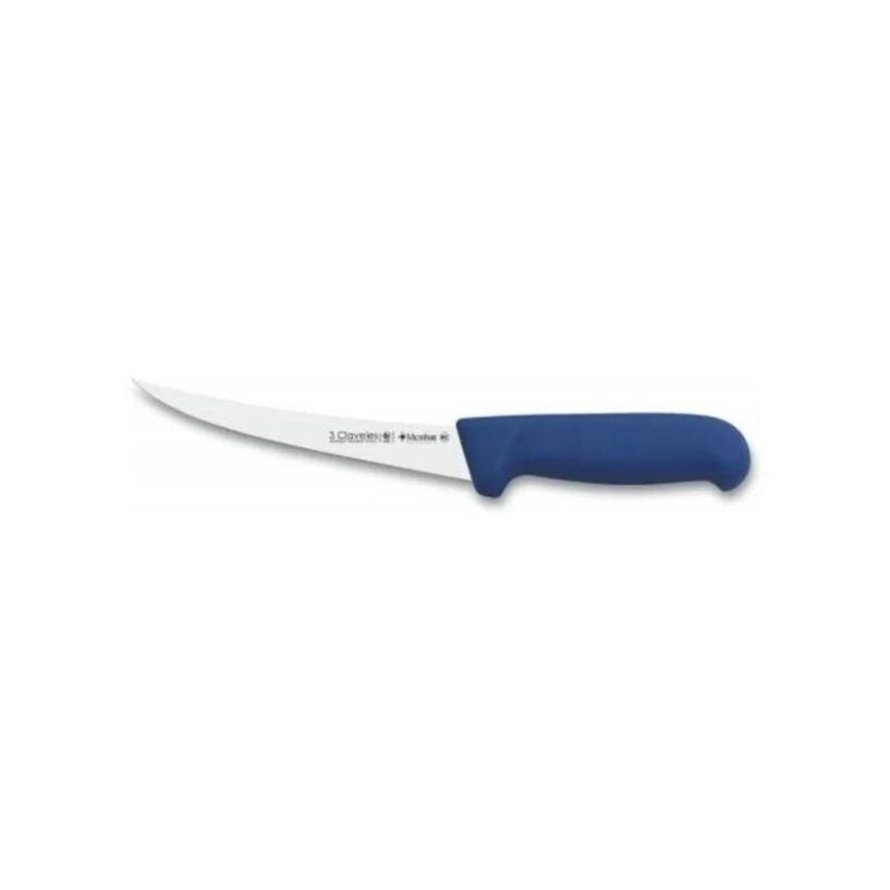 Cuchillo Tres Claveles Deshuesar Curvo 13 Cms #8177