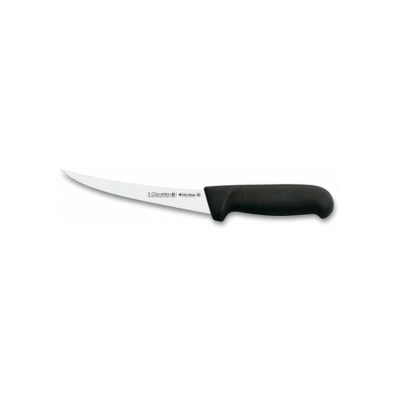 Cuchillo Tres Claveles Deshuesar Curvo 13 Cms #8181