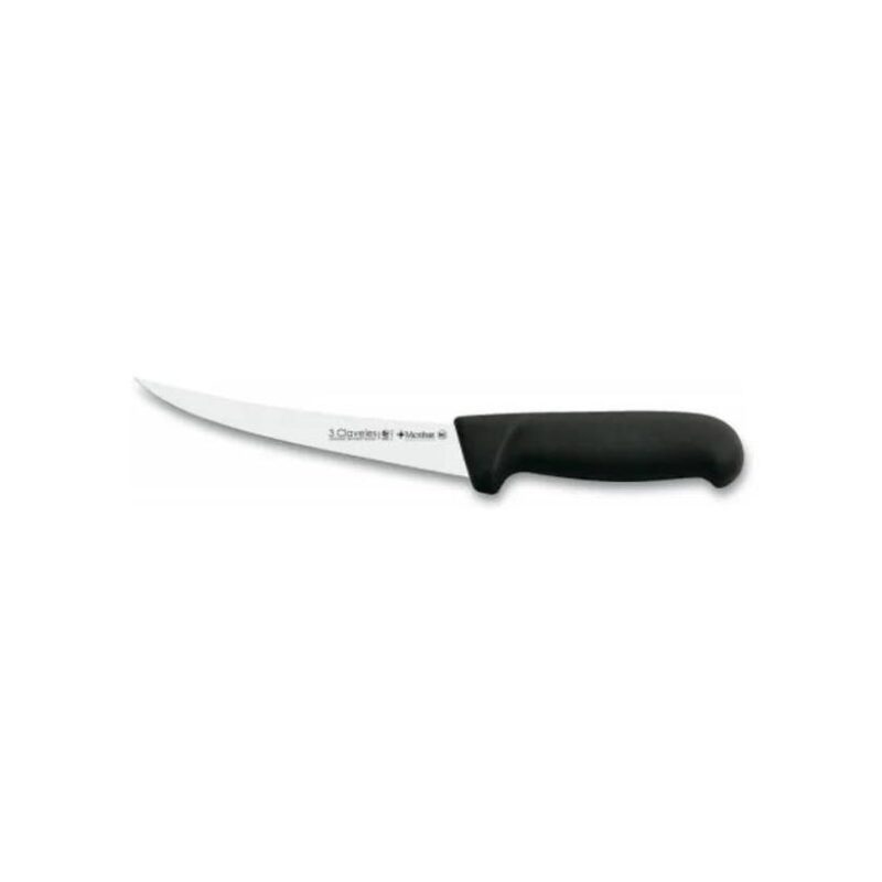 Cuchillo Tres Claveles Deshuesar Curvo Flexible 13 Cms #8179