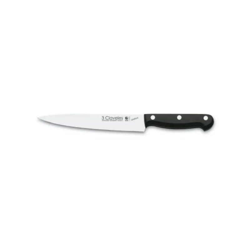 Cuchillo Filetear Tres Claveles 20 Cms #1945 (azul)