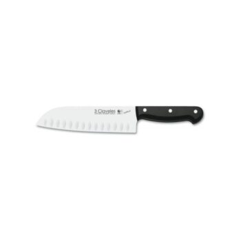 Cuchillo Santoku Alveolado Tres Claveles 18 Cms #1124