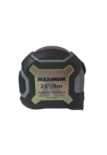Huincha De Medir Maximum 8 mts, Gancho Magnetico